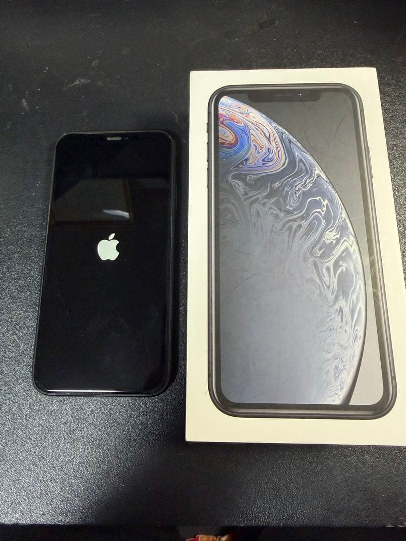 iPhone XR Black 64GB SIMフリー 本体 バッテリー90% - メルカリ