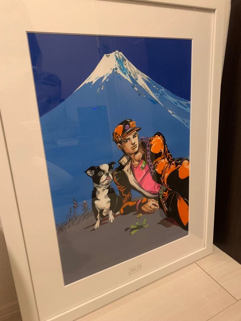 ジョジョの奇妙な冒険　複製原画　承太郎&イギー Amazon.co.jp: ジョジョ 複製原画 承太郎 ディオ 少年ジャンプ 集英社