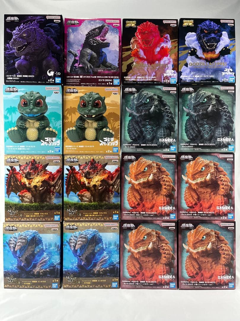 【16体セット】東宝怪獣シリーズ 鎮座獣 ゴジラetc まとめ売り 東宝怪獣シリーズ 鎮座獣 ゴジラ（1965） | オンラインクレーンゲーム