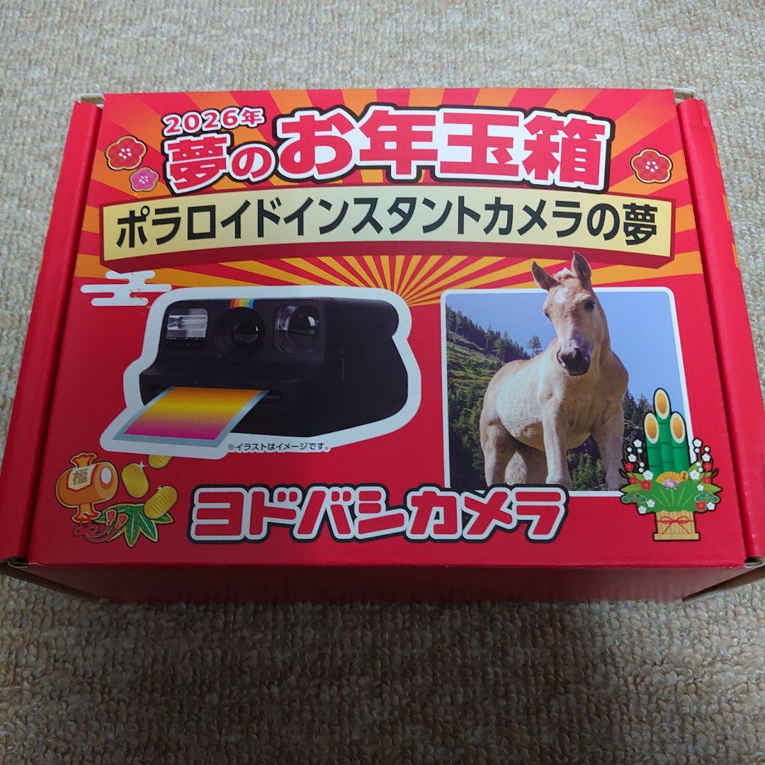 新品未使用】ポラロイドインスタントカメラ ヨドバシカメラ 夢のお年玉