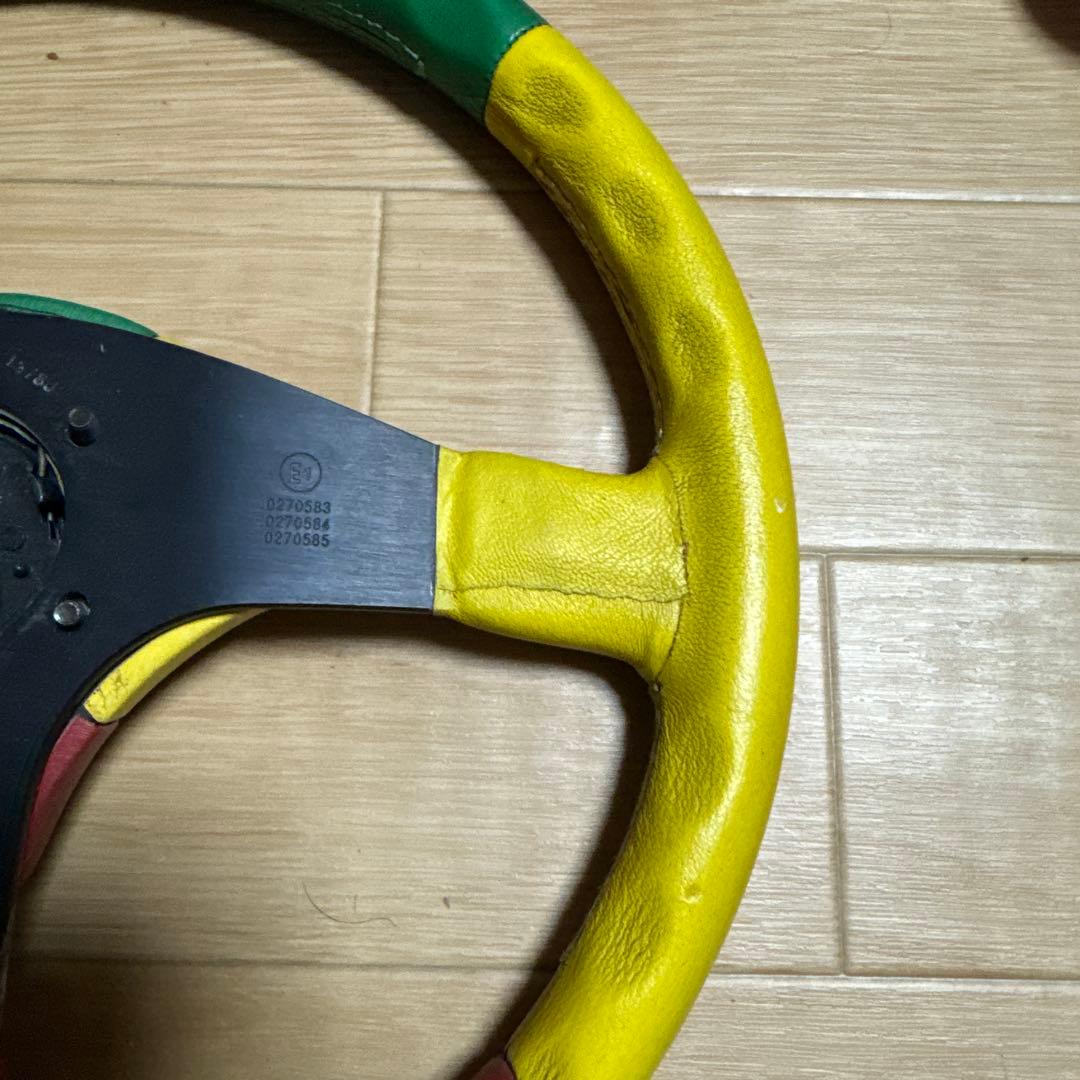 momo モモベネトンF1 TEAMステアリングハンドル MOMO Benetton momo