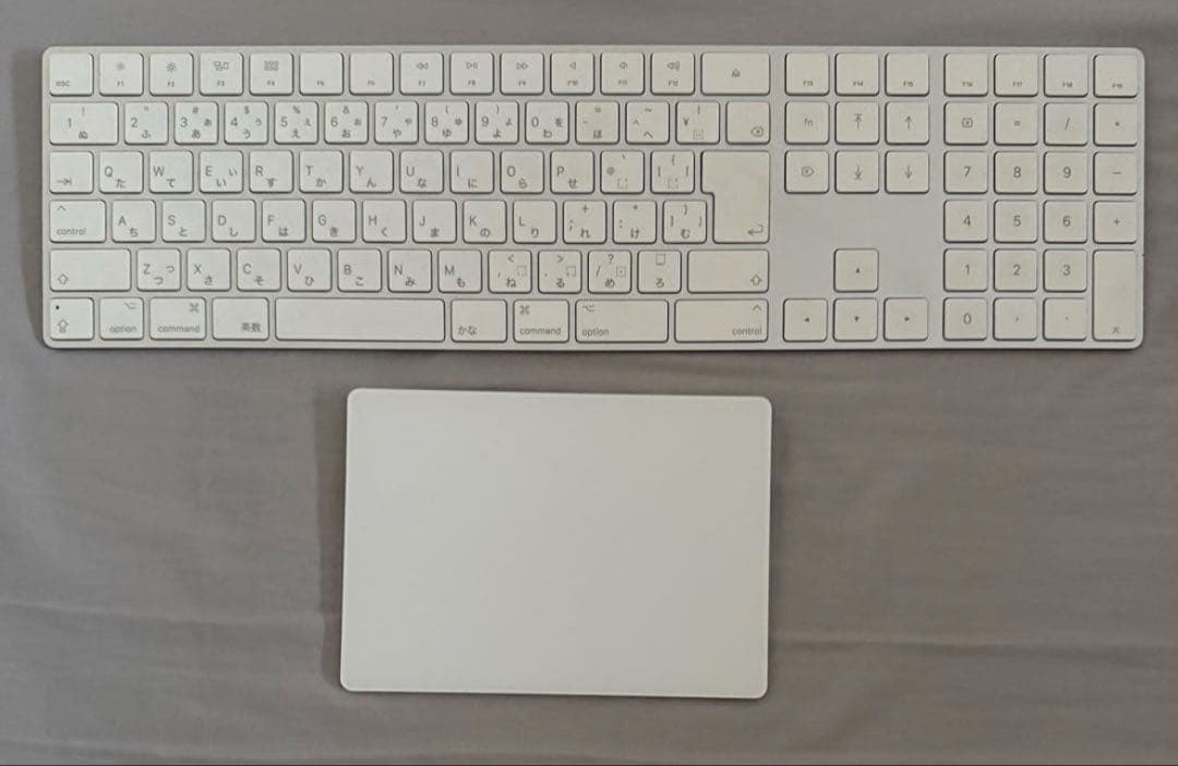 Magic Keyboard（テンキー付き） & Magic Trackpad Apple、USB-C充電方式に変更した「Touch ID搭載Magic Keyboard