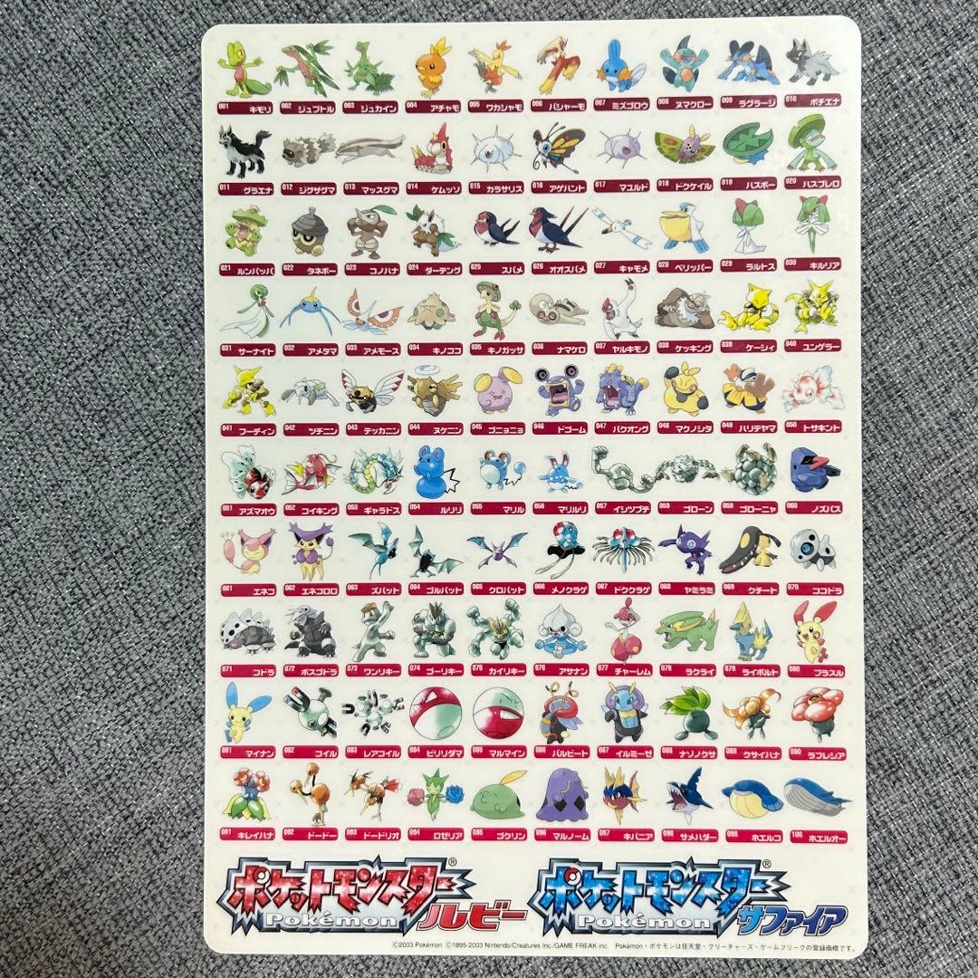 新品未使用品】ポケットモンスター ルビー サファイア ポケモン - メルカリ