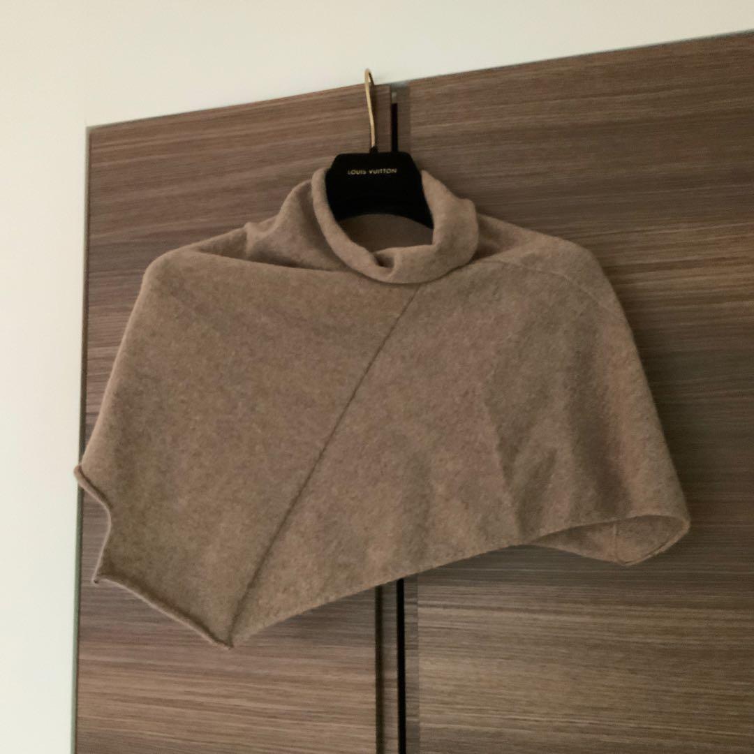 専用になりました。　　ヨーガンレール　未着用のカシミヤポンチョ　ババグーリ カシミヤボーダー手袋 / ババグーリ | ヨーガンレール ババグーリ