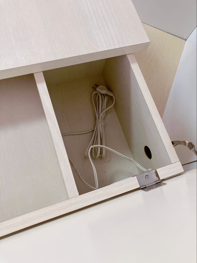 brother ブラザー バタフライテーブル 作業台 コンセント穴付き 木製