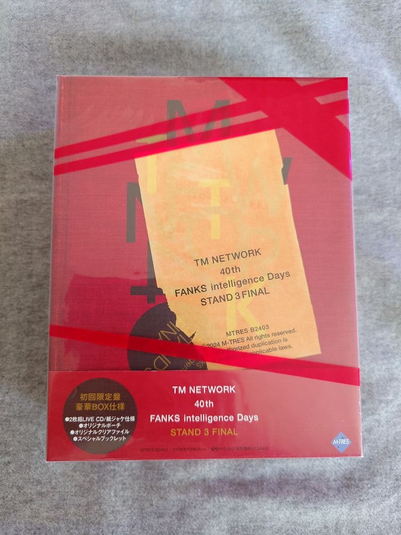 TM NETWORK STAND 3 FINAL 初回限定盤 Blu-ray Blu-ray］TM NETWORK 40th FANKS intelligence Days ～STAND 3 FINAL