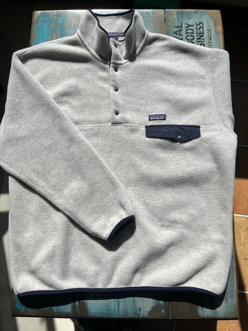 バタゴニア大人気モデル「シンチラ・オートミールスナップT」 美品 M 00年 オートミール シンチラ スナップt Patagonia パタゴニア