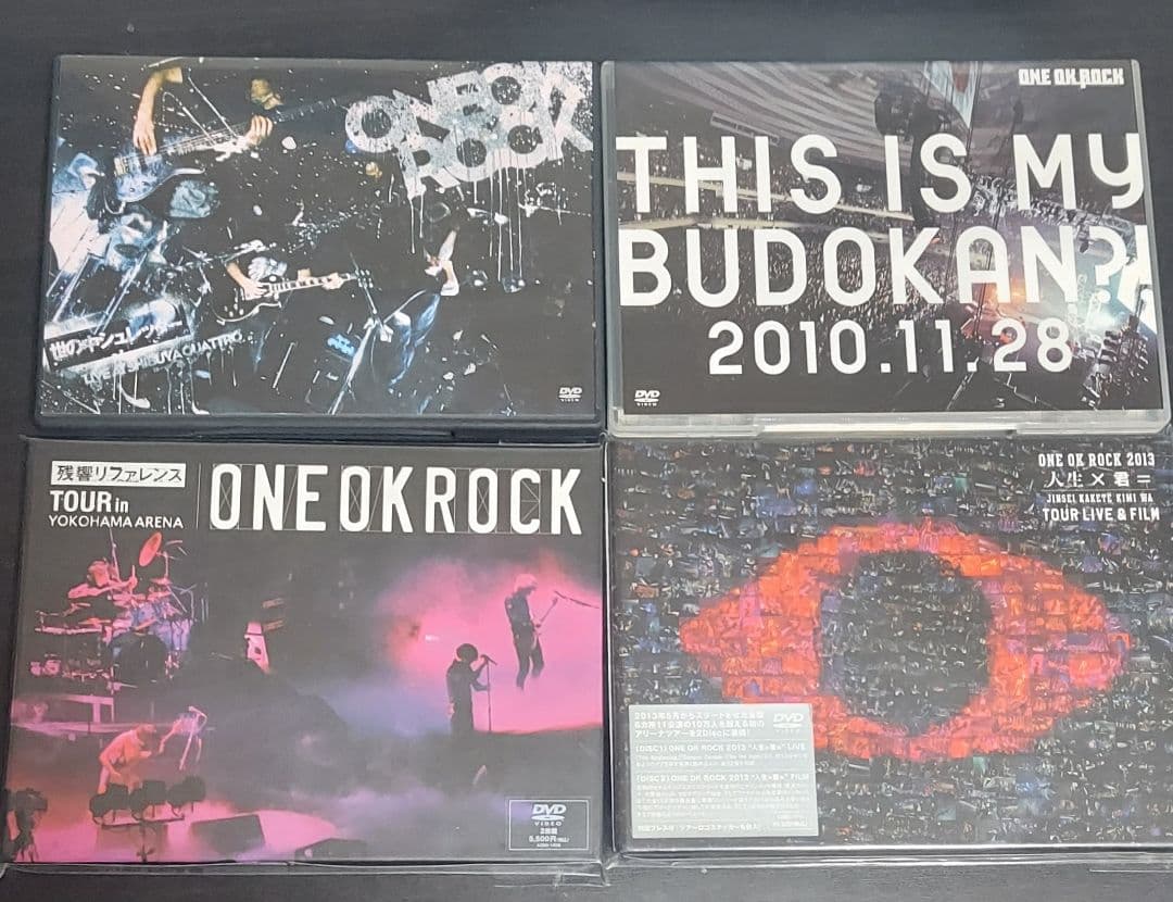 ONE OK ROCK LIVE DVD 4枚 セット - メルカリ