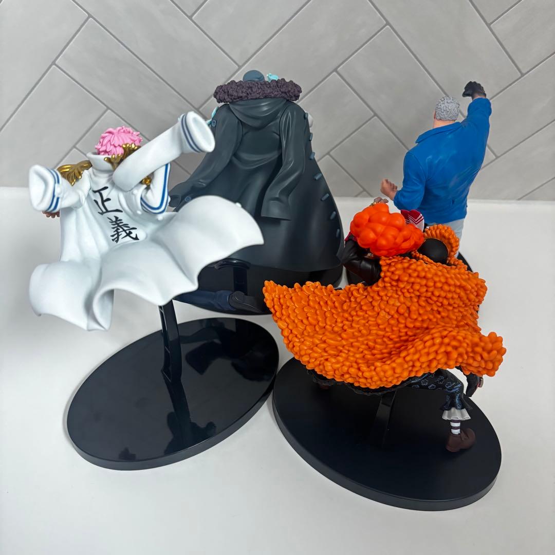 ワンピース バトルレコード ガープ コビー クザン 黒ひげ フィギュア