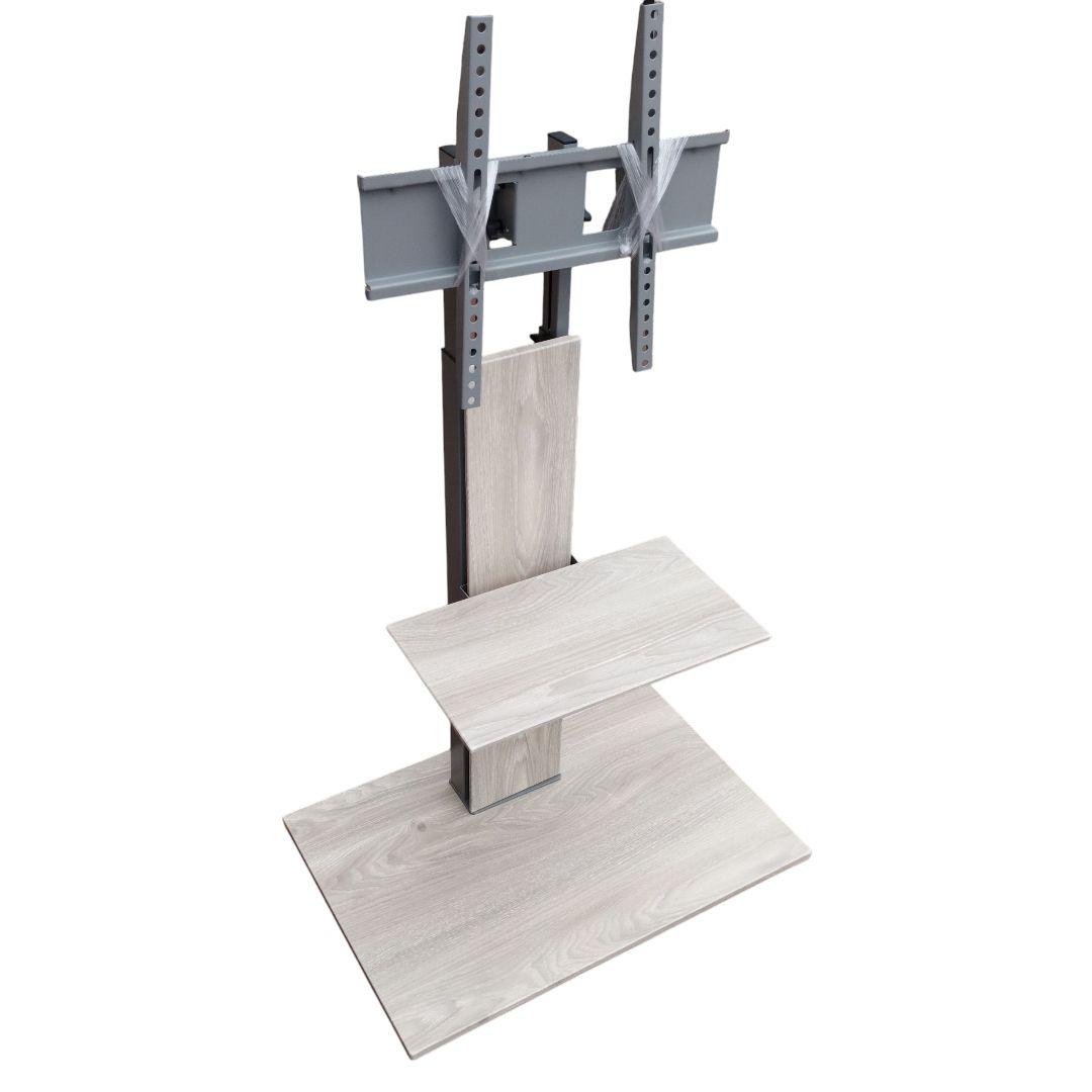 タンスのゲン　テレビスタンド ガス昇降 32~65インチ首振り・隠しキャスター 32～65インチ対応] ガス昇降 隠しキャスター付 テレビスタンド 上下