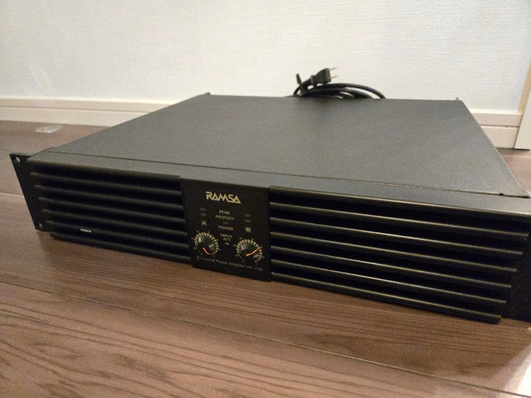 RAMSA】Panasonic2チャンネルパワーアンプWP-1100 - メルカリ