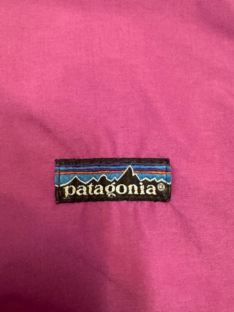 80s USA製 パタゴニア シェルドシンチラ ピンク S 三角タグ 希少