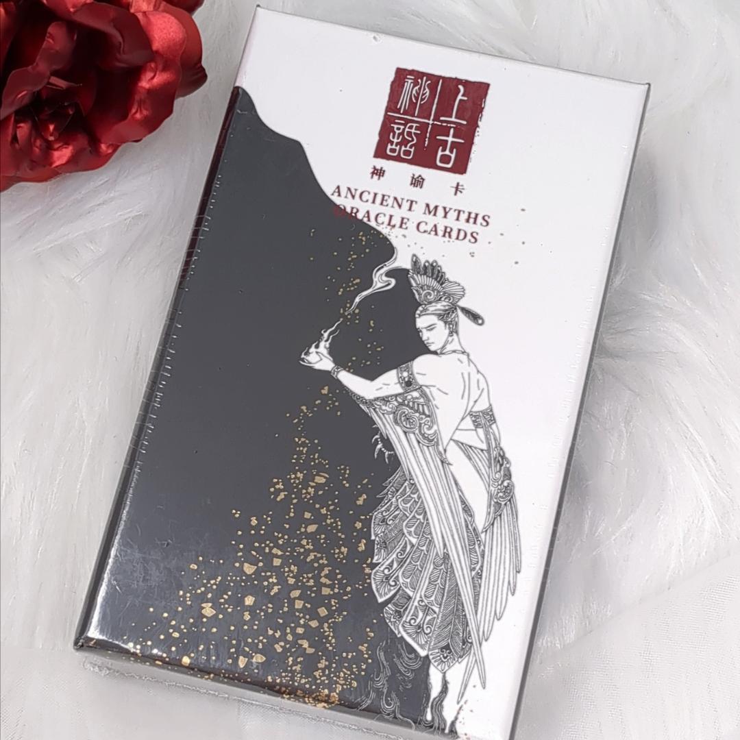 正規品オラクルカード】墨絵×金箔の静かな美しさ✨幽玄な天空と古代