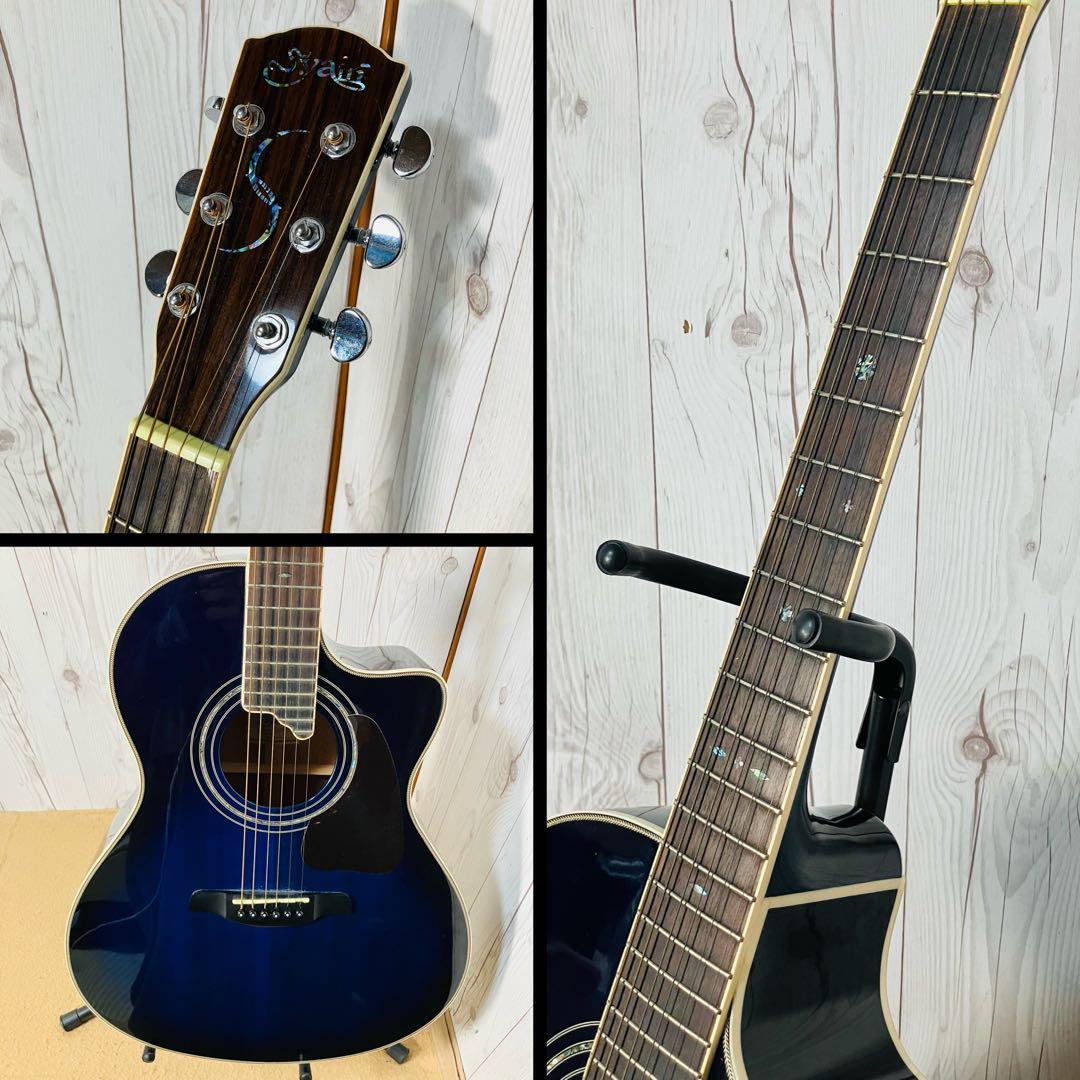 美品 S.YAIRI エレアコ YE-5M/BB ブルーサンバースト ヤイリ - メルカリ