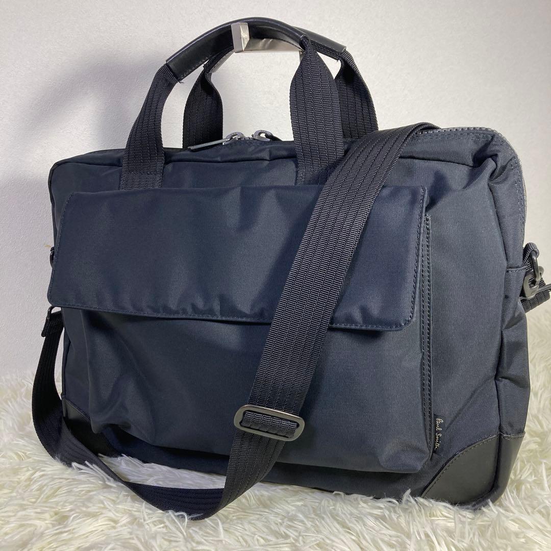 PaulSmith ポールスミス 2way ビジネスバッグ レザー A4収納 黒 - メルカリ