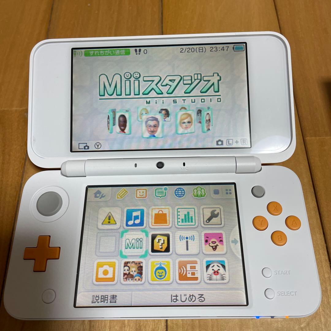 New 2DS LL ホワイト/オレンジ 本体 - メルカリ