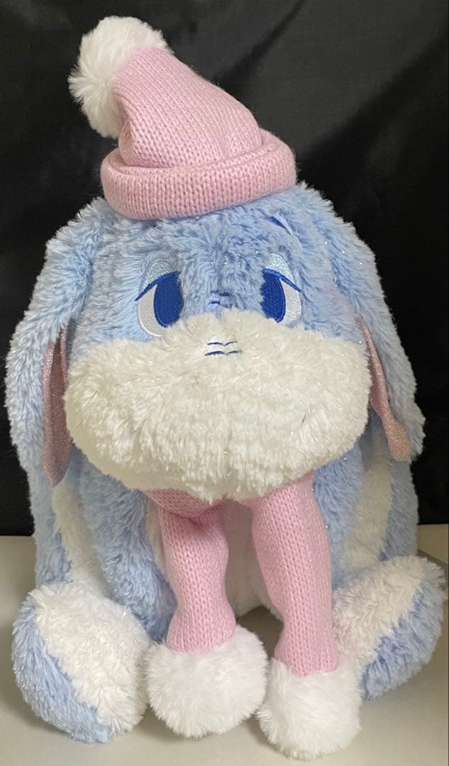 イーヨー ぬいぐるみ　ピンク×ブルー Winter shiny color ━━━━━━━━━━━━ #ディズニーストア 「Winter Shiny Color