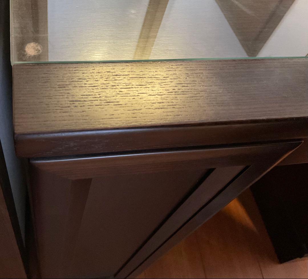 カリモク 三面鏡 鏡台 ドレッサー 収納多 送料込/たのめる便 - メルカリ