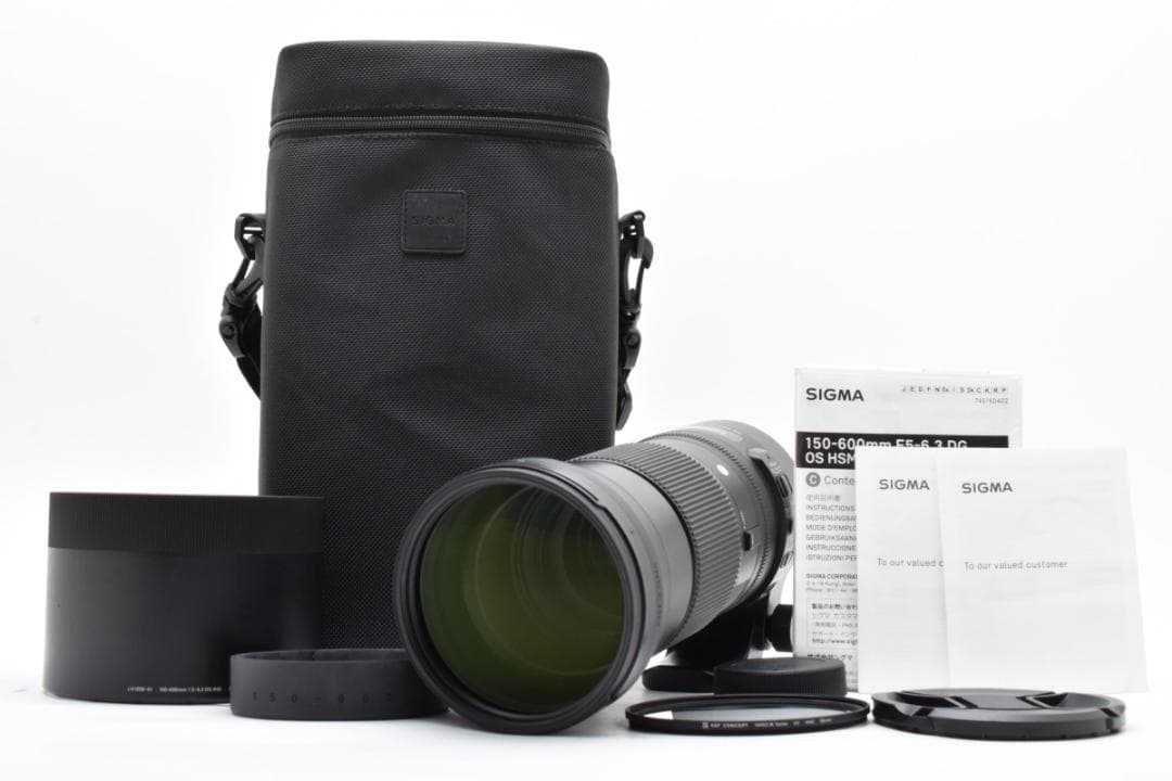 ★極美品★SIGMA シグマ 150-600mm f5-6.3 HSM ニコン 150-600mm F5-6.3 DG OS HSM | レンズ | Sigma