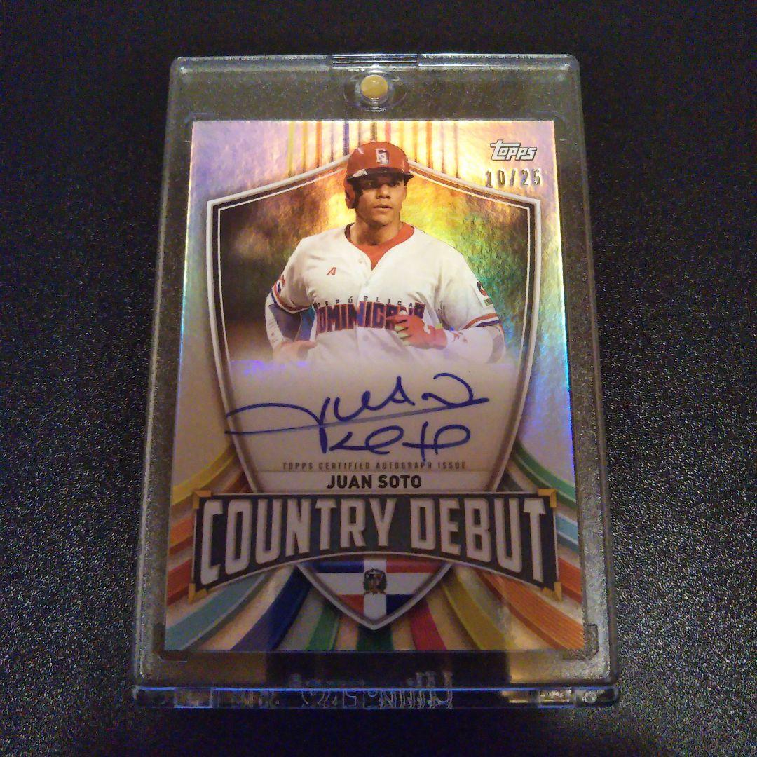 最終値下げ】Juan Soto topps now auto 直筆サインカード
