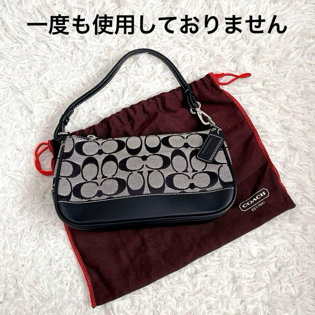 COACH コーチ アクセサリーポーチ キャンバス 黒 6094 - メルカリ