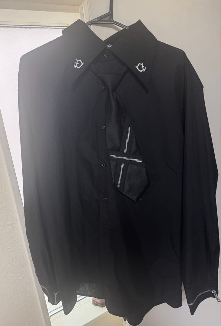 DimMoire zipシャツ ブラック - メルカリ