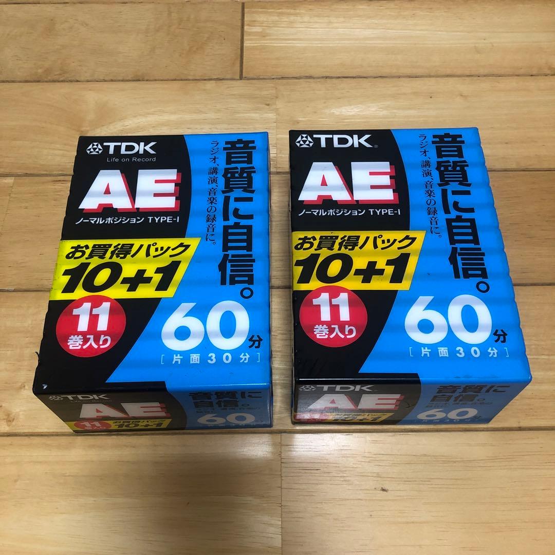 昭和世代のカセットテープTDK AE-60G ノーマルポジションTYPE