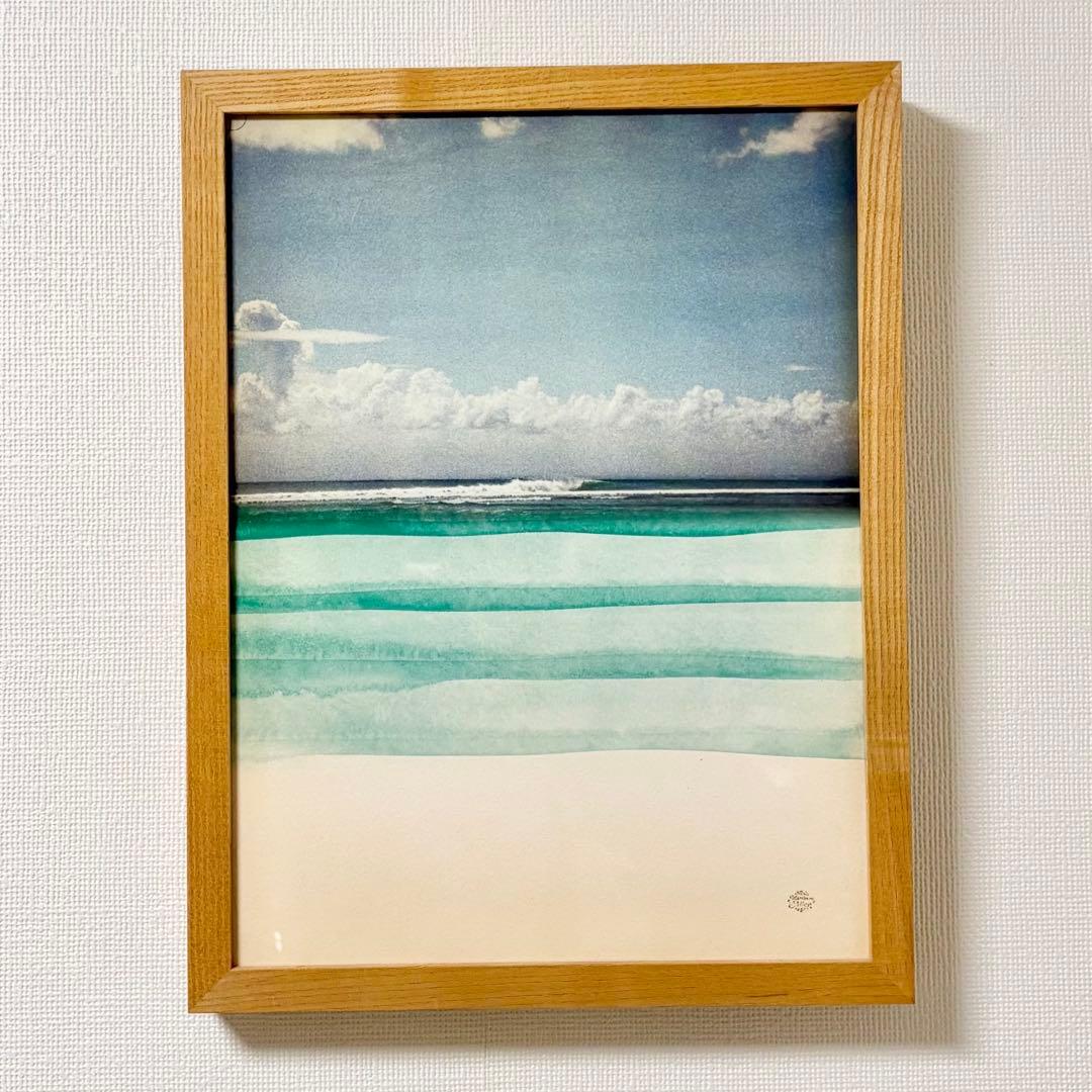 【ねずこ】Matthew Allen GREEN SHORE マシューアレ 7 Sea Surge Surfing Art Print | Matthew Allen Art