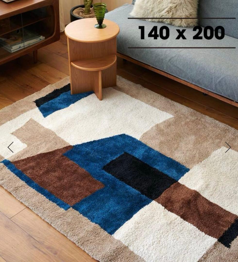 【最終値下げ】GEOMETRIC RUG 140×200ジオメトリックラグ journal standard Furniture｜《予約》GEOMETRIC RUG 140*200 ジオ