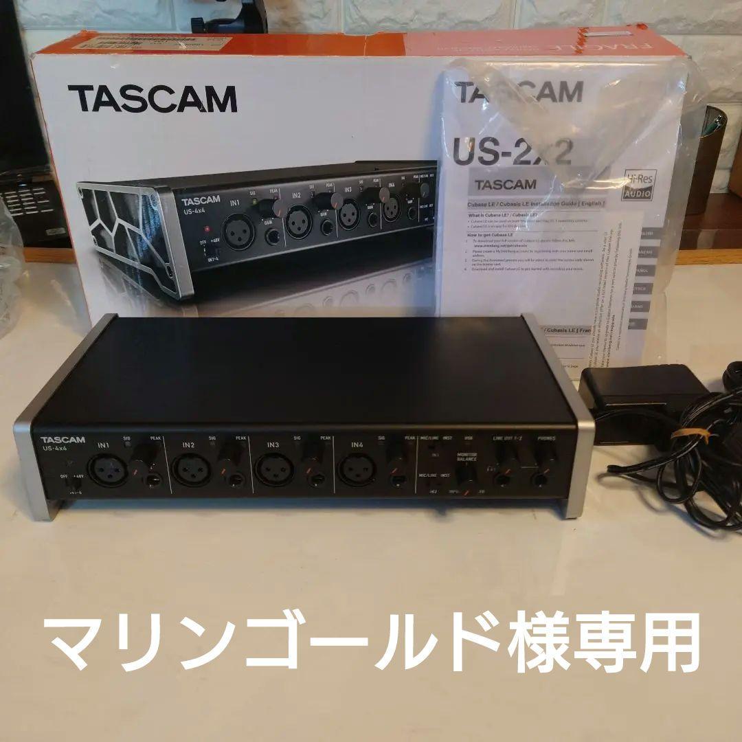 平成30年購入TASCAM US-4x4オーディオインターフェース TASCAM US-4X4-CU USBオーディオインターフェース | パンダスタジオ