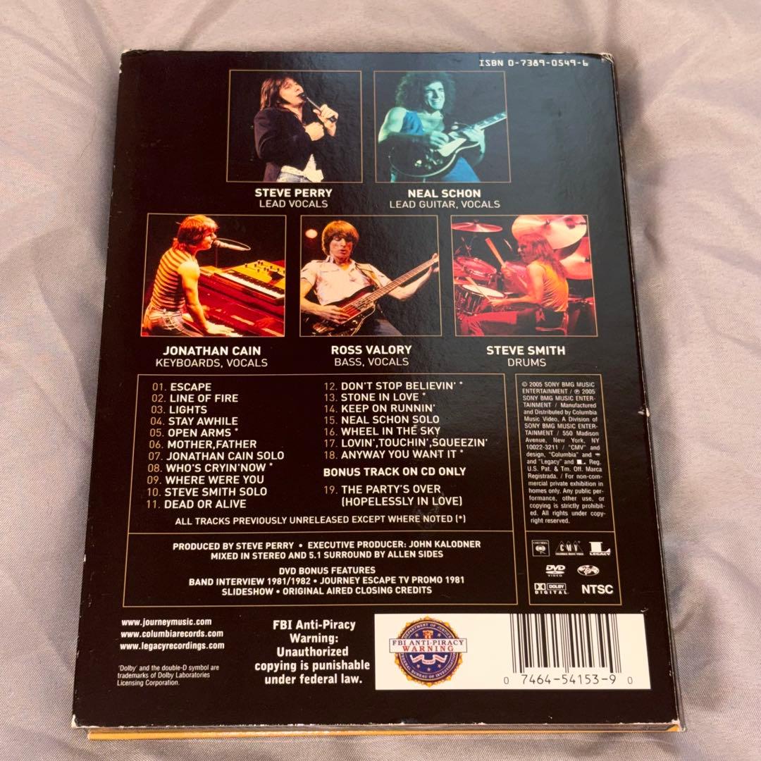 Journey Live in Houston 1981 DVD + CD - メルカリ