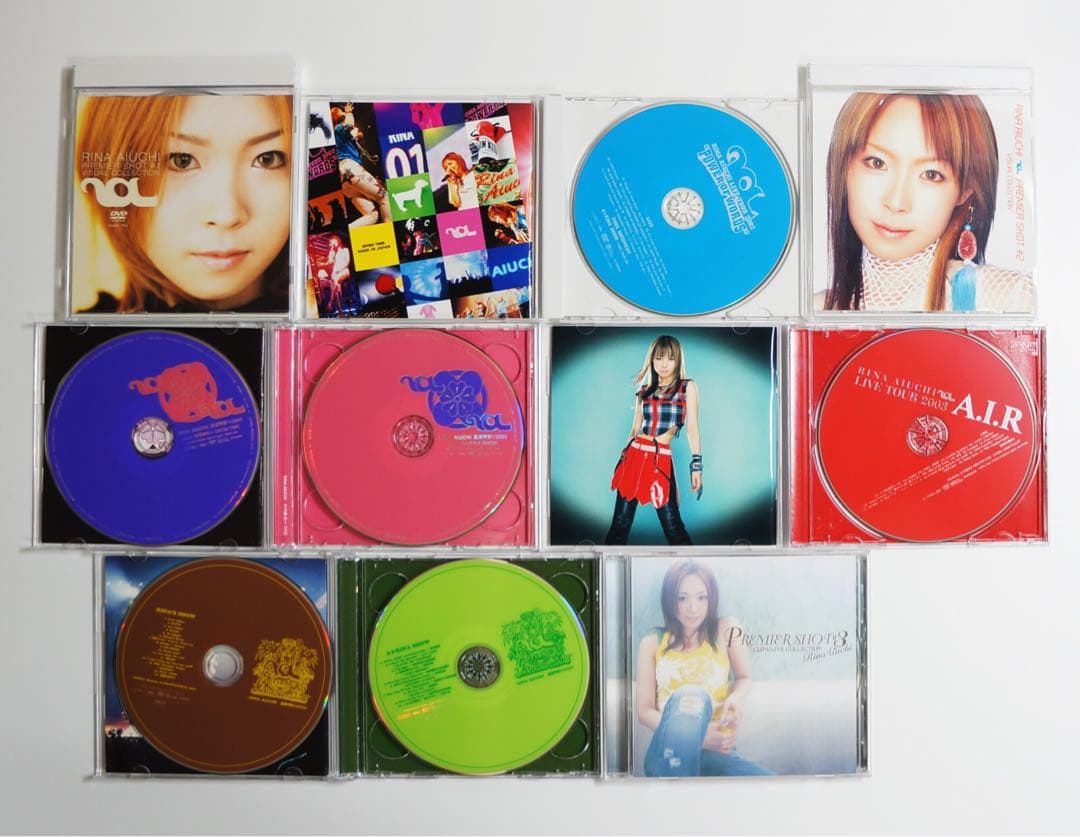 愛内里菜 LIVE DVD10枚セットと当時の配布物セット 廃盤