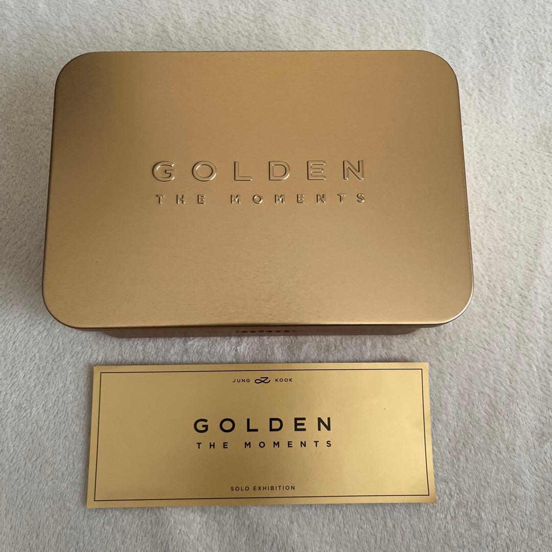 BTS ジョングク GOLDEN 展示会 日本限定グッズ クッキー缶・チケット
