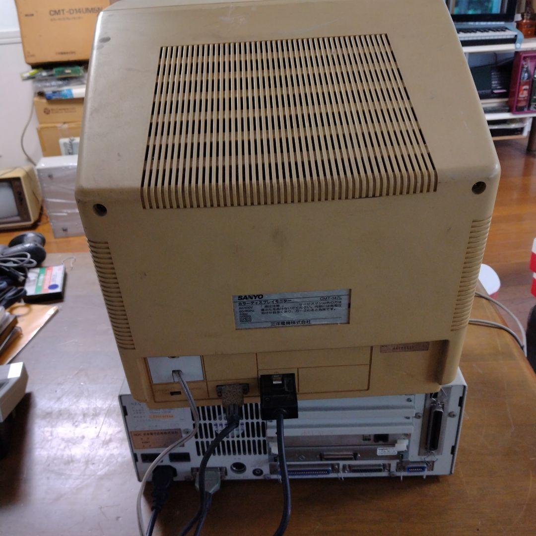 □SANYO PC-9801用 CRTモニター 14インチ ジャンク - メルカリ