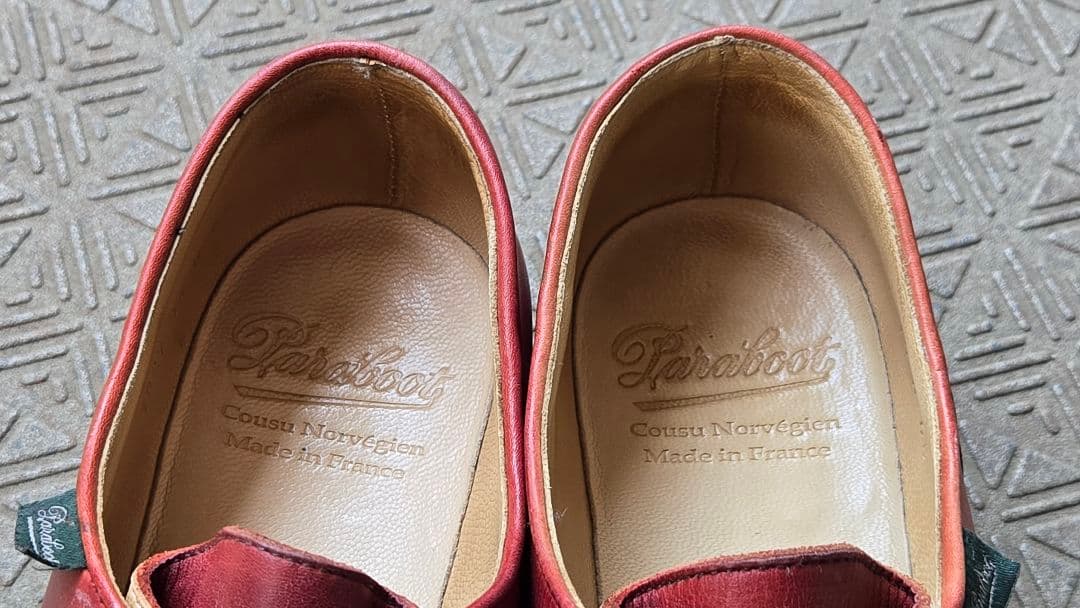 美品】Paraboot MICHAEL ミカエル 赤茶 40.5 - メルカリ