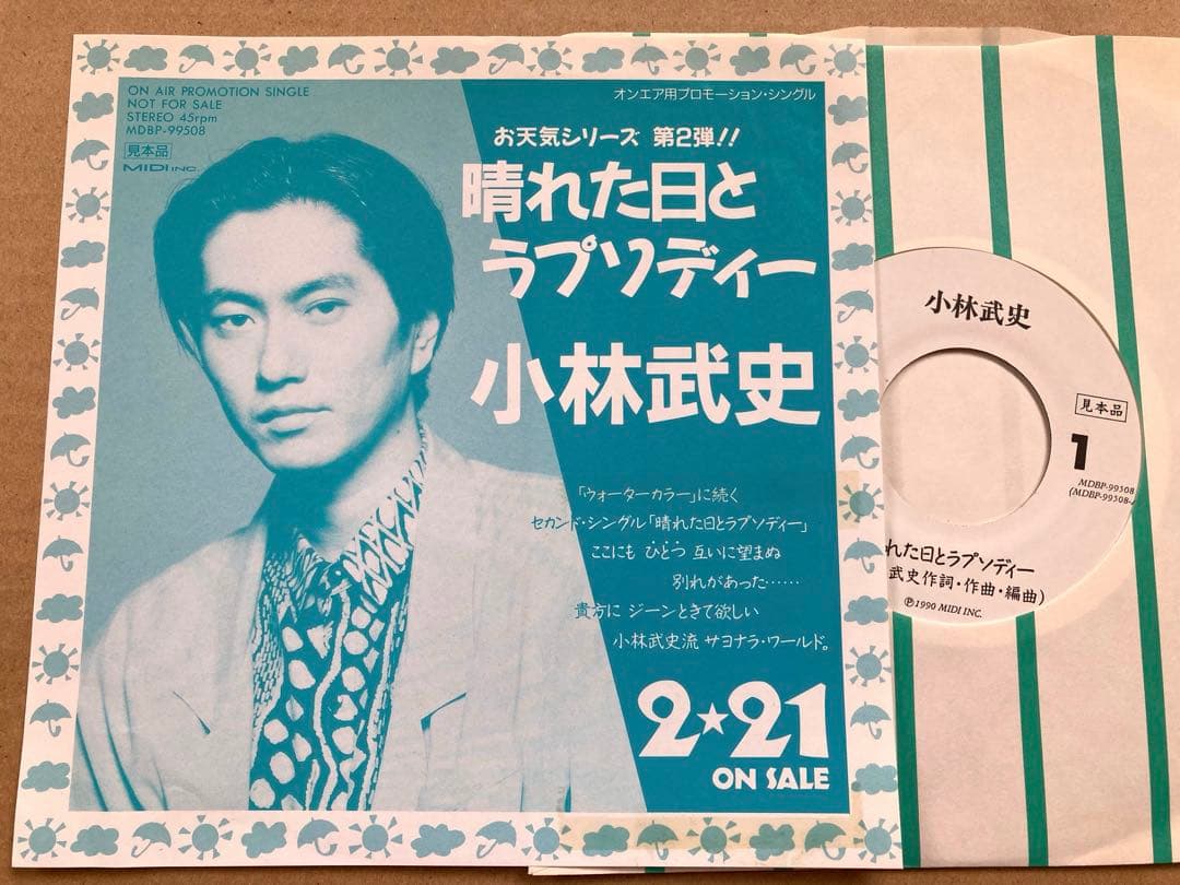 プロモ】EP 小林武史 / 晴れた日とラプソディー 片面シングル 非売品