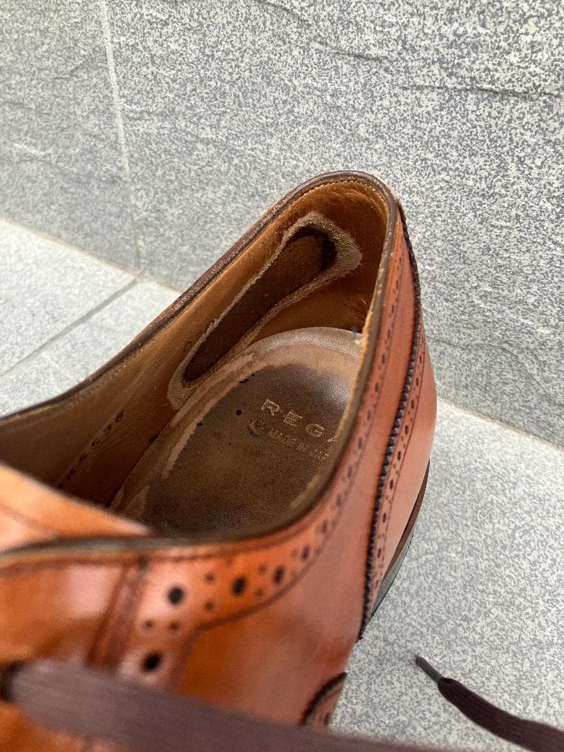 REGAL 27.5cm ドレスシューズとベルトセット（シューツリー付き）