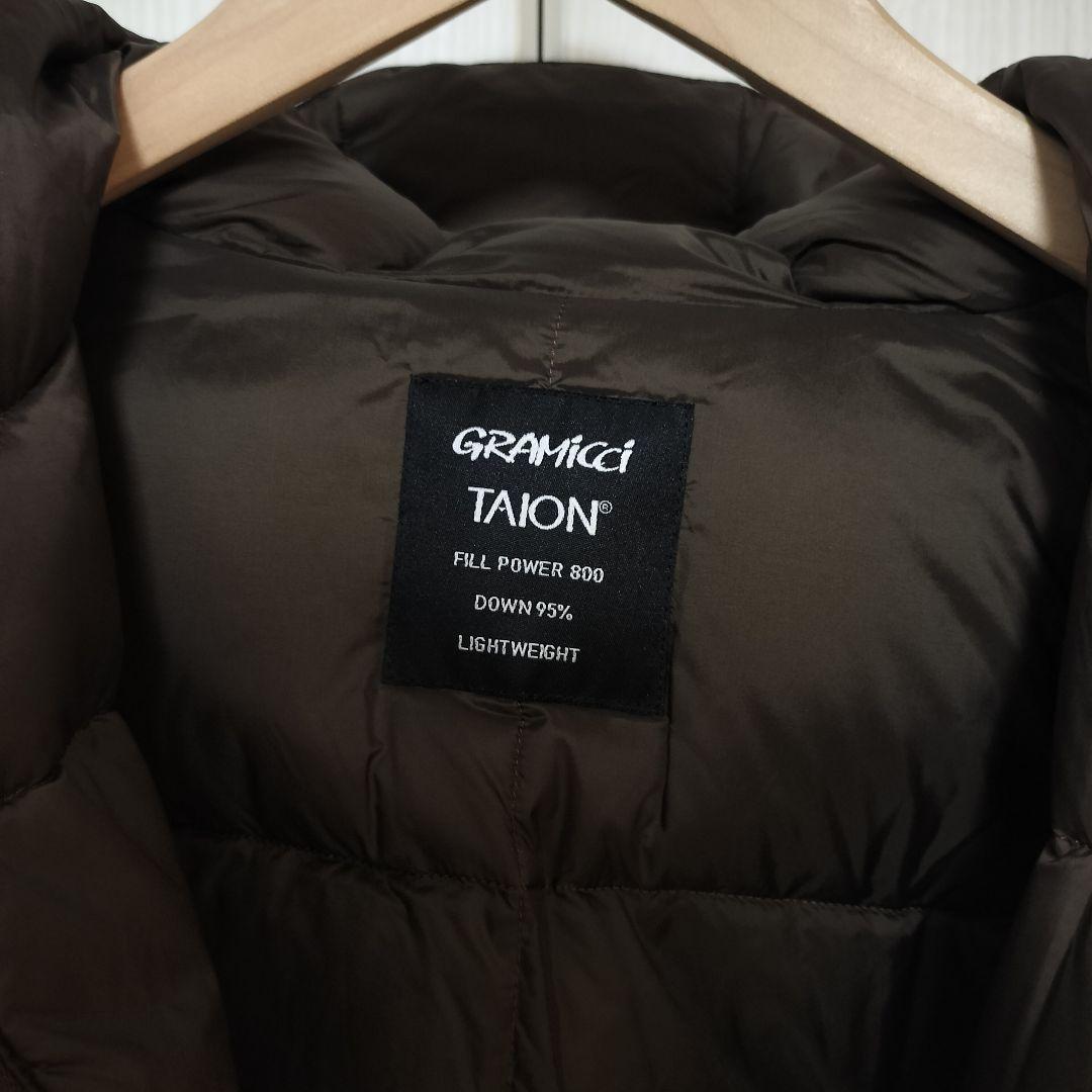 b*t様 別注 GRAMICCI × TAION ダウンジャケット 黒×茶 - メルカリ