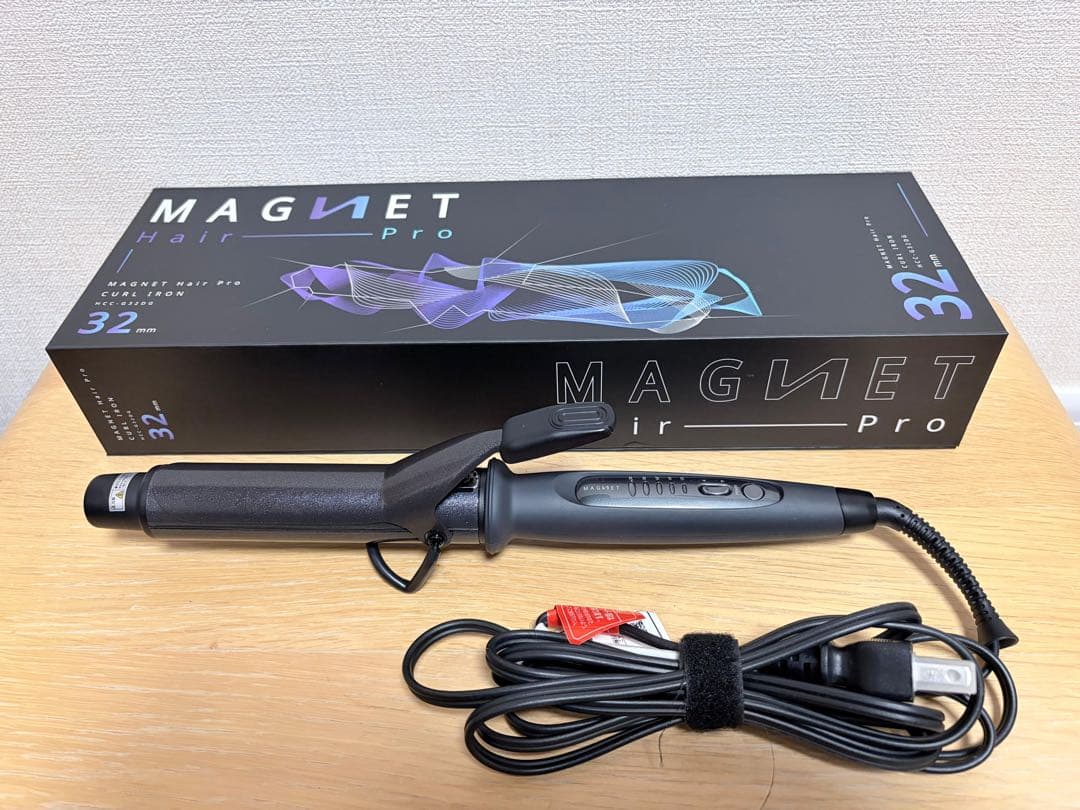 ヘアアイロン MAGNET Hair Pro HCC-G32DG BLACK 2月特集商品】マグネットヘアプロ カールアイロン 32mm【プロ仕様