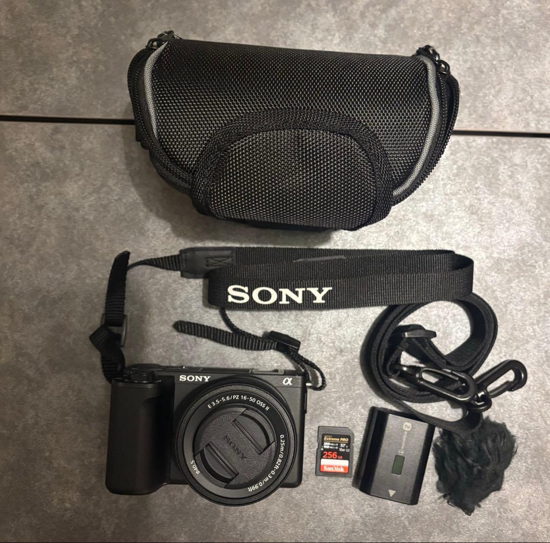 SONY VLOGCAM ZV-E10Ⅱ ブラック　レンズキット SONY SONY VLOGCAM ZV-E10 II ダブルズームレンズキット ブラック ZV