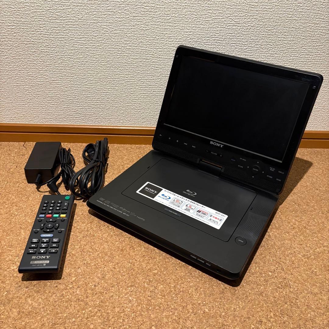 【良品】SONY BDP-SX1 Blu-ray DVD プレイヤー Amazon.co.jp: SONY ポータブルブルーレイディスク/DVDプレーヤー BDP