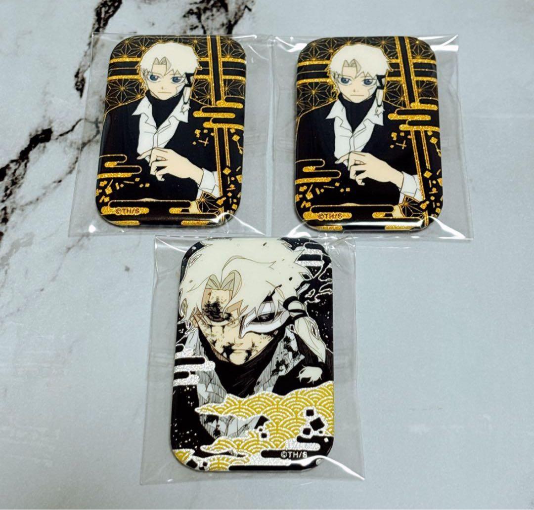 カグラバチ 蒔絵風スクエア缶バッジ 漣伯理 3点 - メルカリ