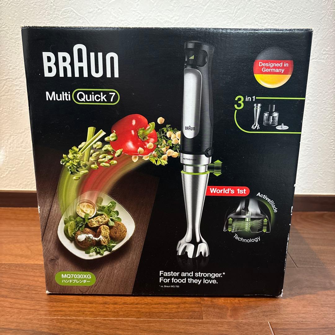【新品未使用】BRAUN Multi Quick 7 ハンドブレンダー Amazon | ブラウン ハンドブレンダー マルチクイック7 MQ7000X 簡単