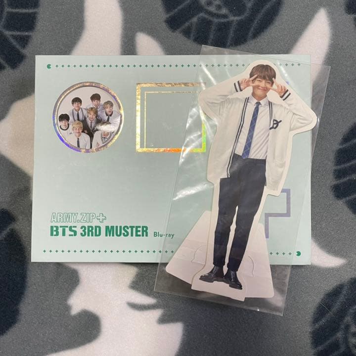 bts 3rd MUSTER Blu-ray  V テヒョン　スタンド Unboxing | BTS 3rd Muster Army Zip+ Blu ray - YouTube