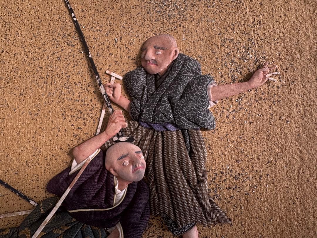 押し絵 江戸時代のおどろおどろしい様子