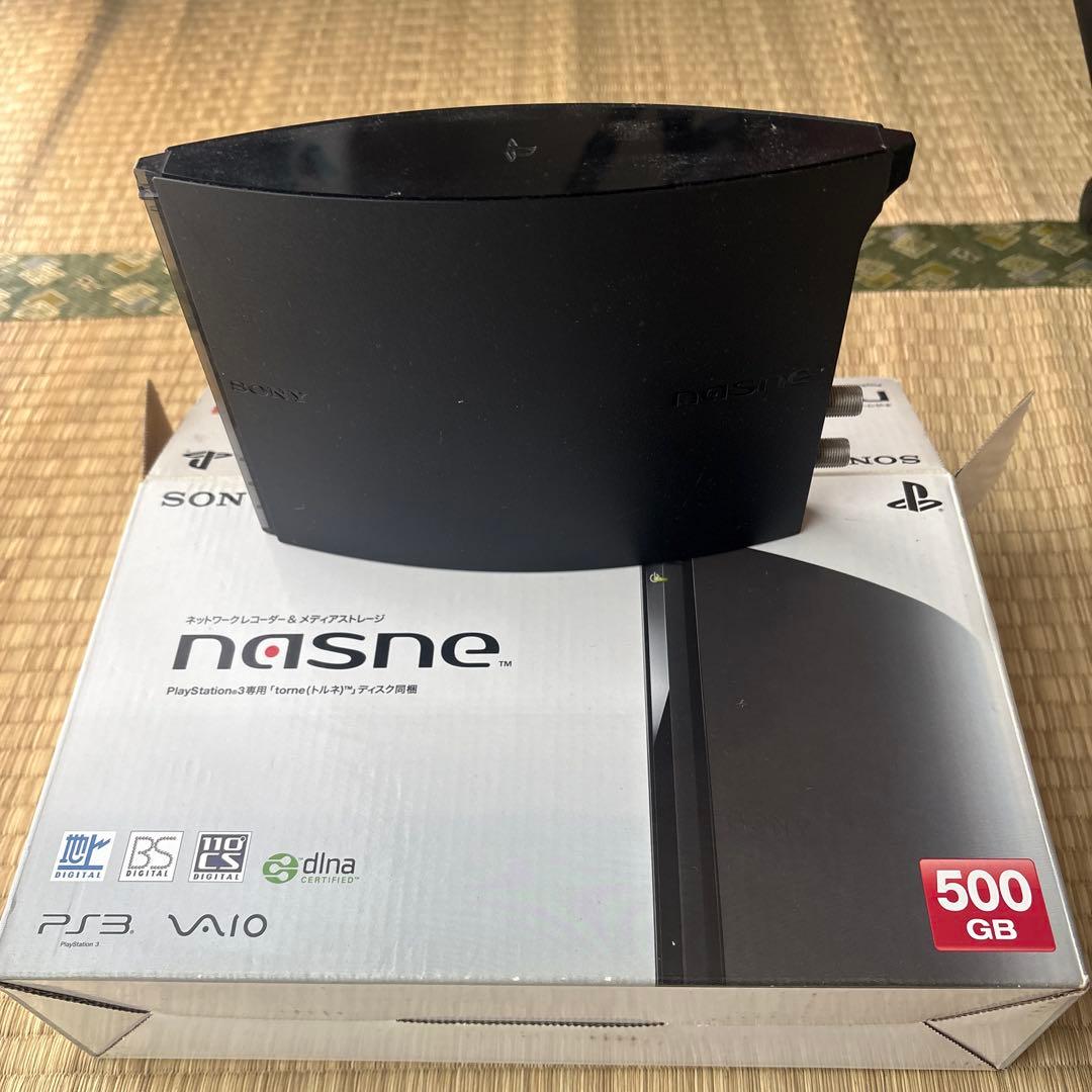 PS3 NASNE(ナスネ) 500GB nasne - nasne 500GB ナスネ 付属品すべてありの通販 by sameo's shop