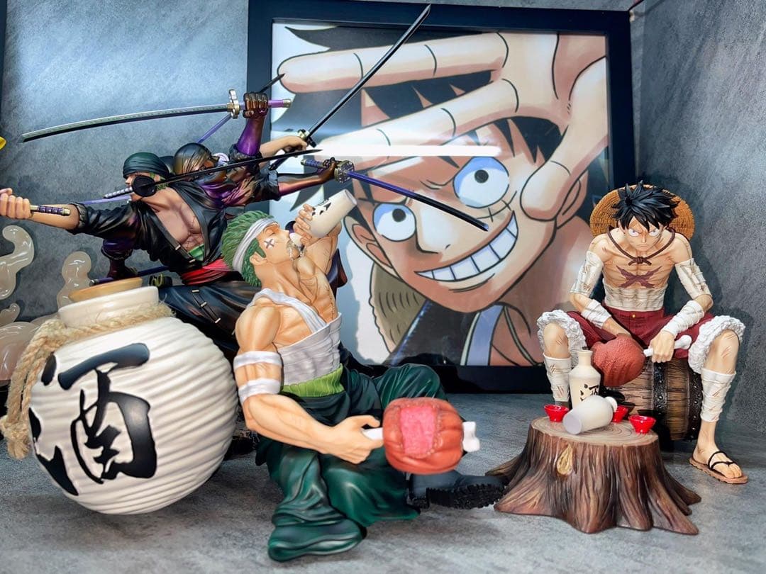 ONE PIECE ワンピース ゾロ【酒を飲む】 フィギュア ガレージキット