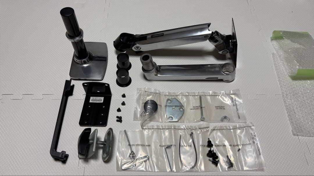 【クリーニング済】 エルゴトロン LX モニターアーム ERGOTRON #管1 エルゴトロン（ergotron） HX デスクデュアルモニターアーム ホワイト