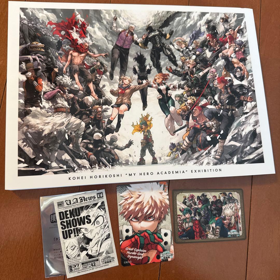 僕のヒーローアカデミア 原画展 公式図録 入場特典 マグネットステッカー 僕のヒーローアカデミア』マグネットステッカーコレクション 全種