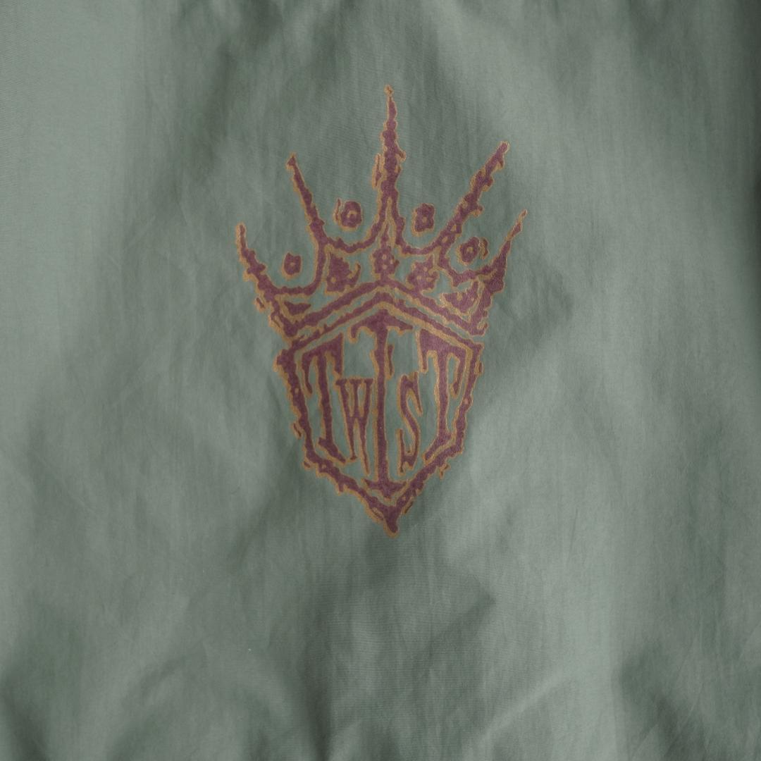 twist USA製 ナイロンアノラックパーカー オリーブ L - メルカリ